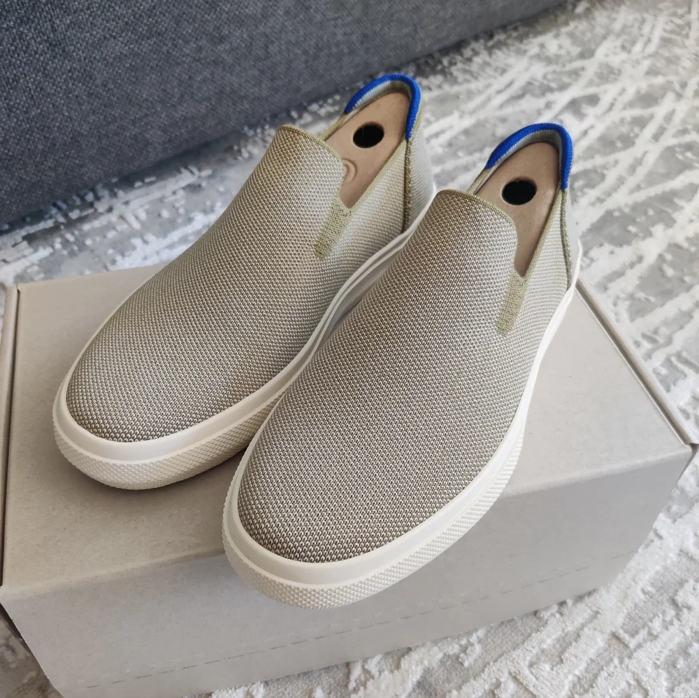 Rothy's City Slip On Sneaker - Olive - Picture 2 of 6